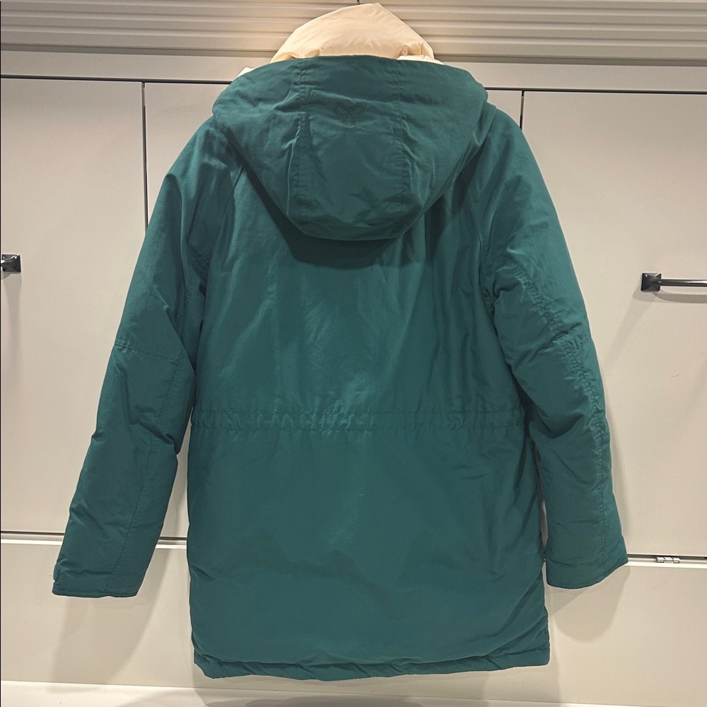 TNA Hunter-Green Pursuit Parka. Super-warm, down-filled parka, like-new - Picture 4 of 4